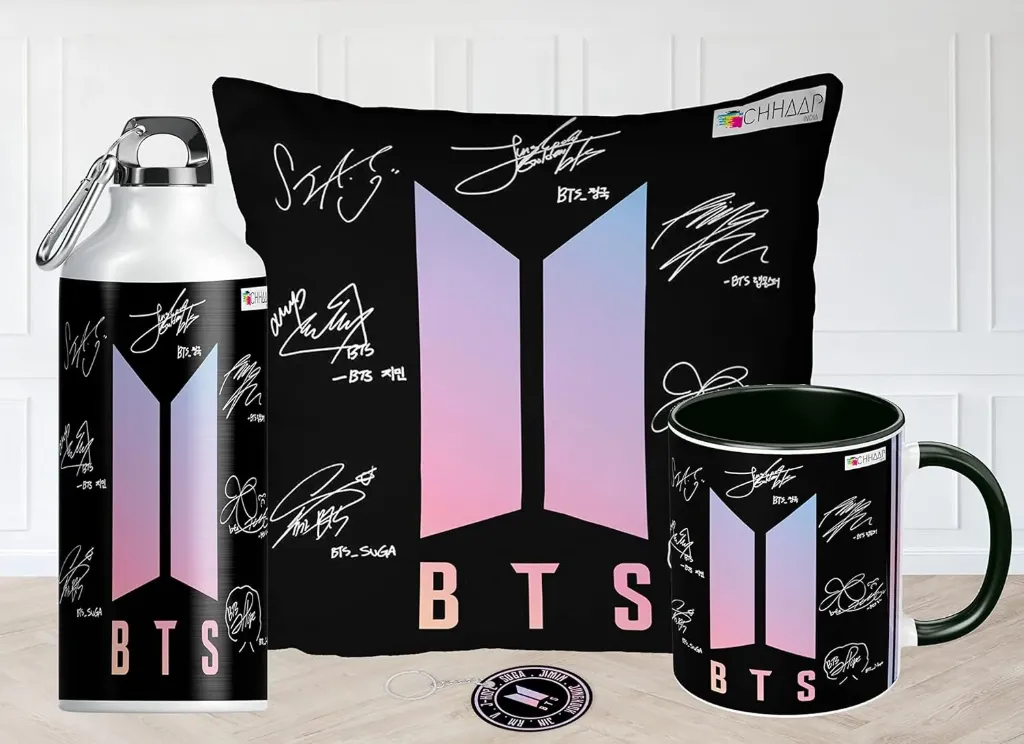 BTS Mug BTS Printed Mug BTS Products BTS Items BTS Music Band V Suga J-Hope Jungkook Jin Jimin Rm BTS Mug Birthday Gift for Girls Boys Mug 