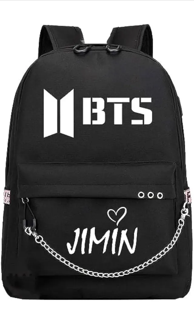 Korean KPop BTS Printed Women's & Girls Backpack | Best Small School & College Bag | Best Gift For BTS Fan lover